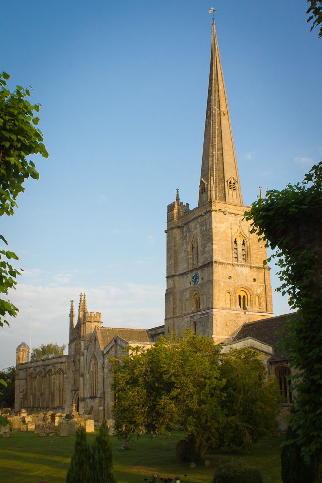 St. John the Baptist church in Burford