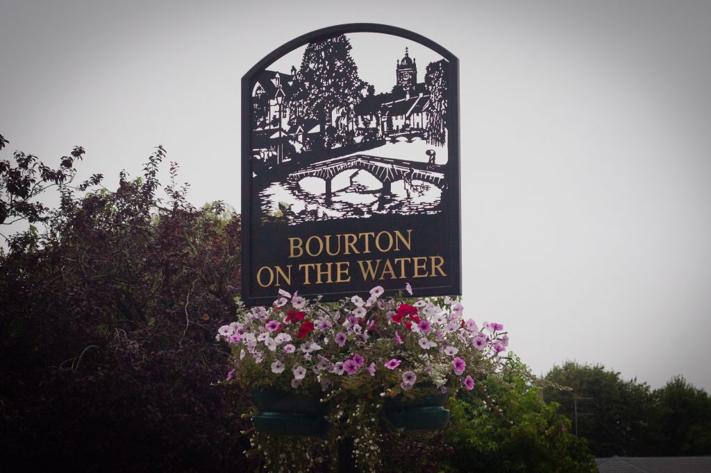 Bourton-on-the-Water village sign